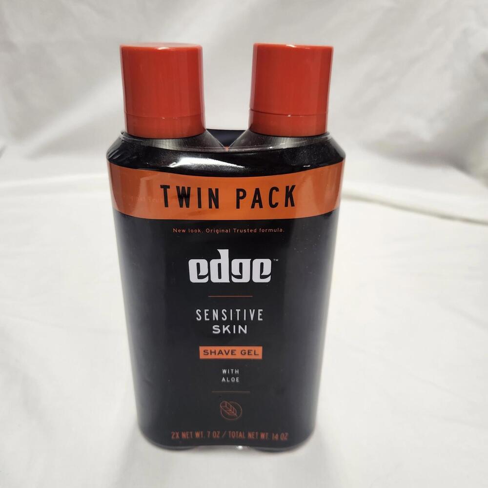 Twin Pack Edge Senstive Skin Shave Gel